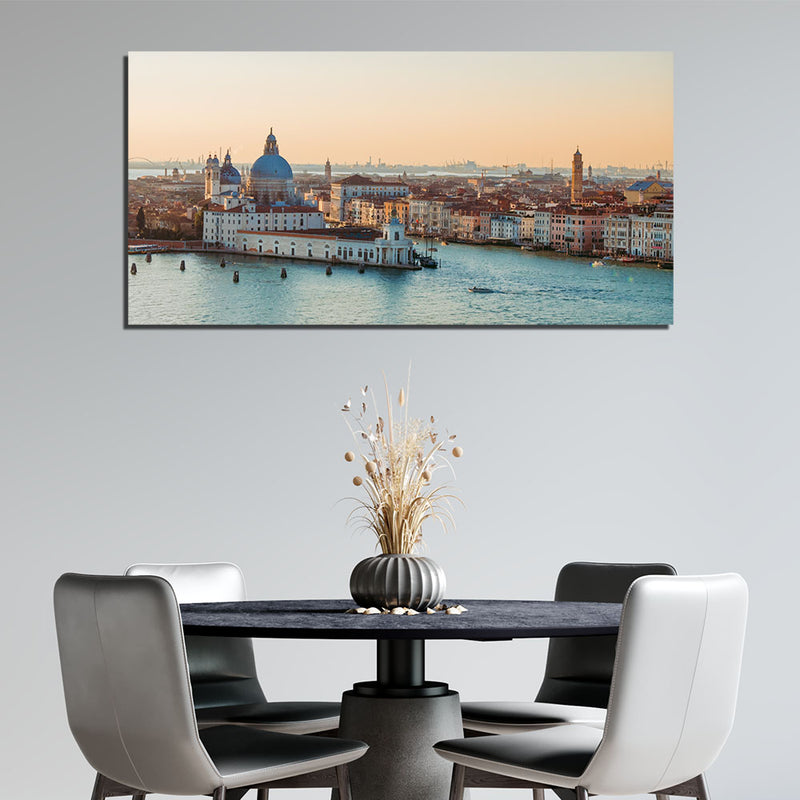 City View Print On Canvas  Wall Painting