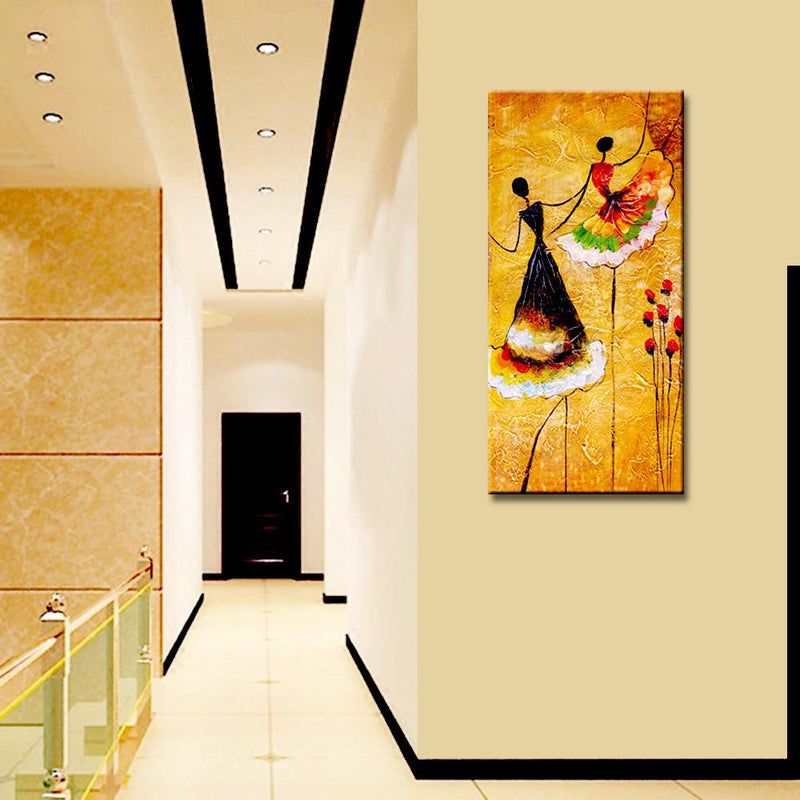 Ballerina Dancer Designer Modern Art Canvas Wall Painting