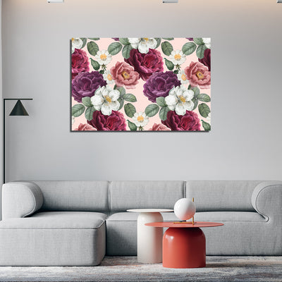 Multi-color Roses Canvas Wall Painting