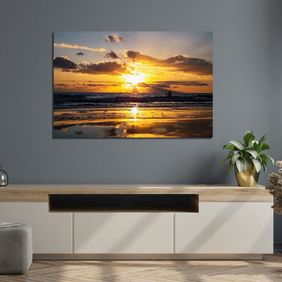 Beautiful Sunset Canvas Wall Painting
