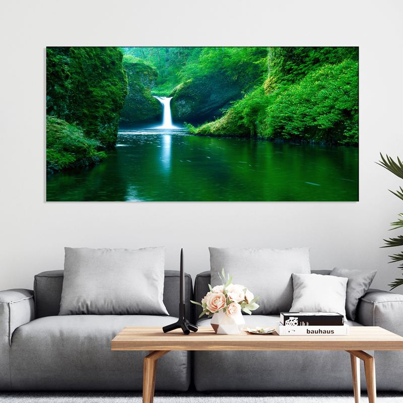 Beautiful Green Scenery Canvas Wall Painting