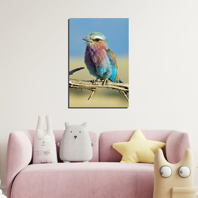lilac breasted roller color palette On Canvas Wall Painting