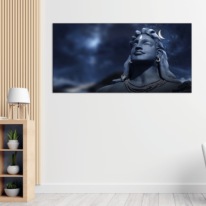 Lord Shiva Mahakal Canvas Print Wall Painting