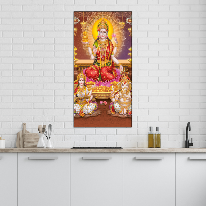 Maa Lakshmi Canvas Wall Painting