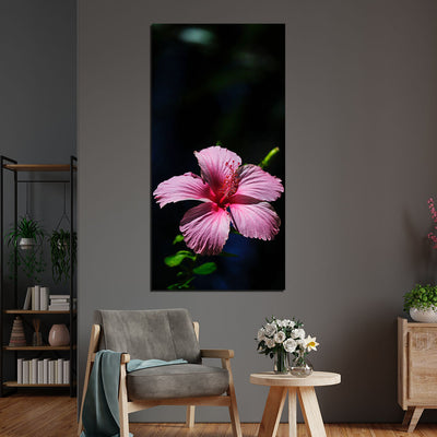 Hibiscus Flower  Canvas Wall Painting