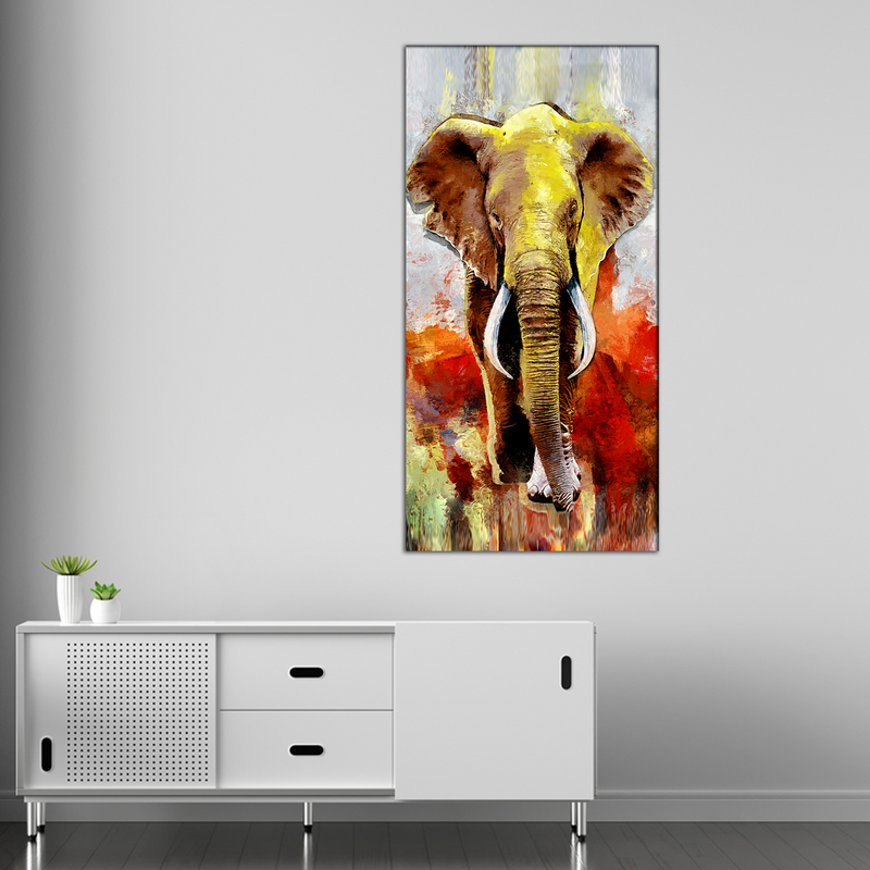 Elephant Canvas Wall Painting