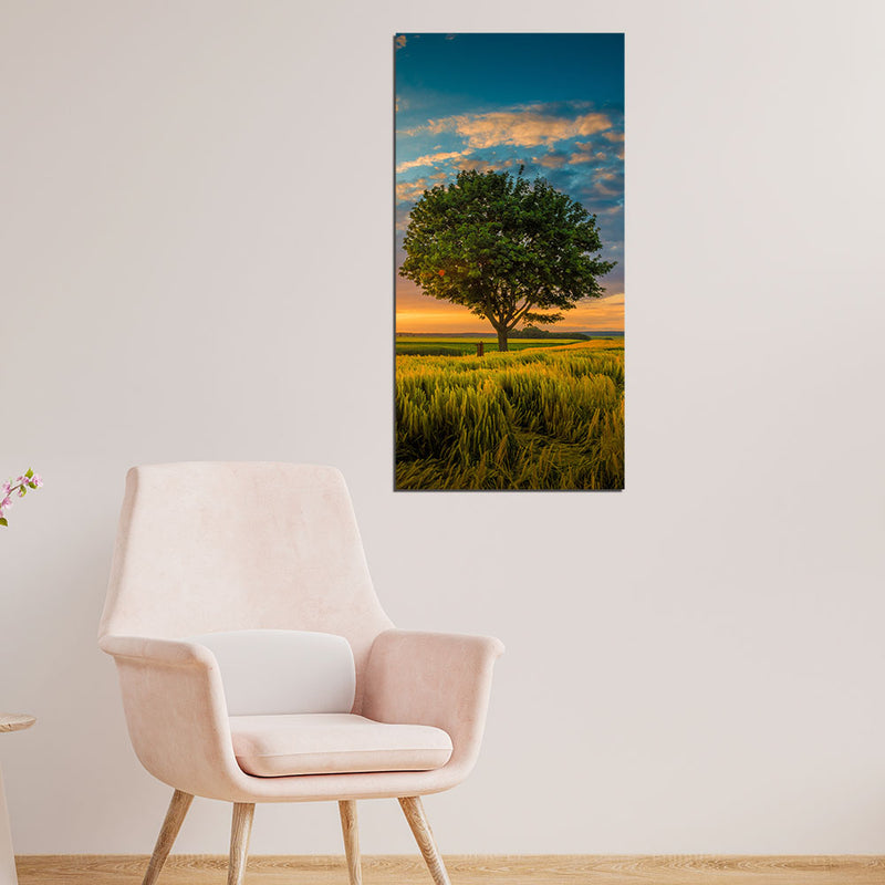Beautiful Sunset Nature  Canvas Wall Painting