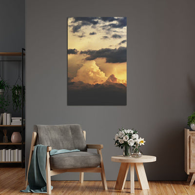 Morning View In Sky Print On Canvas Wall Painting