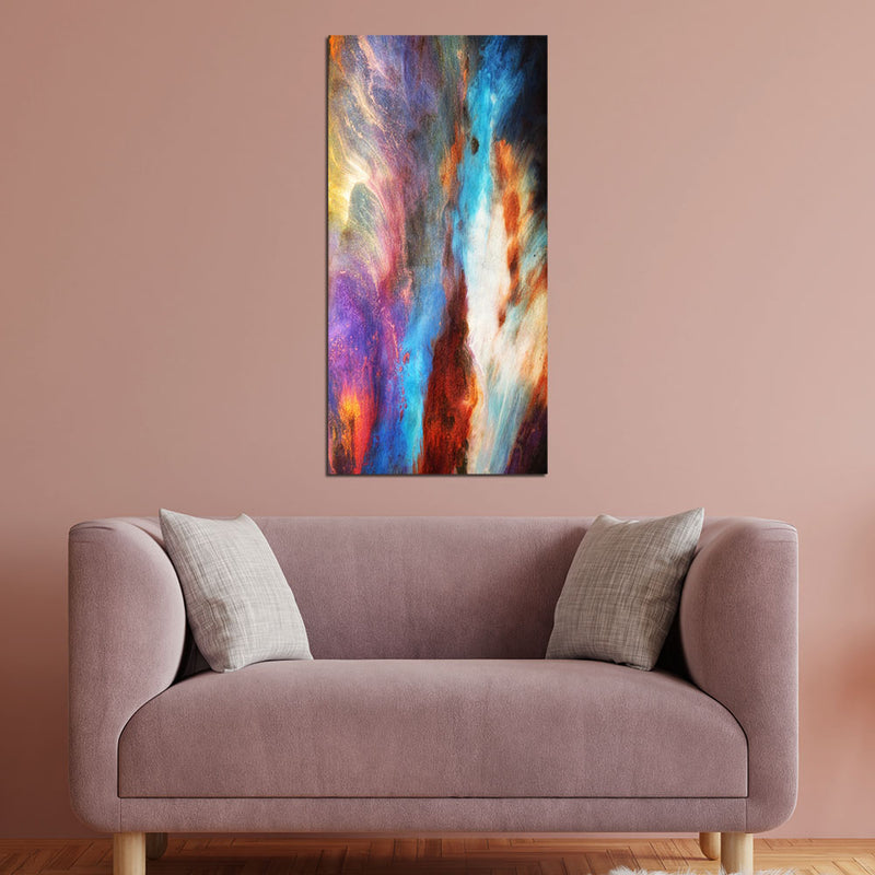 Colourful Abstract Painting Print On Canvas wall Painting