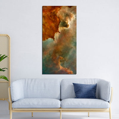 Galaxy Print On Canvas Wall Painting