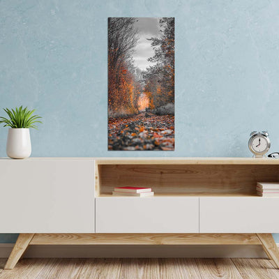 Blur Forest Print On Canvas Wall Painting