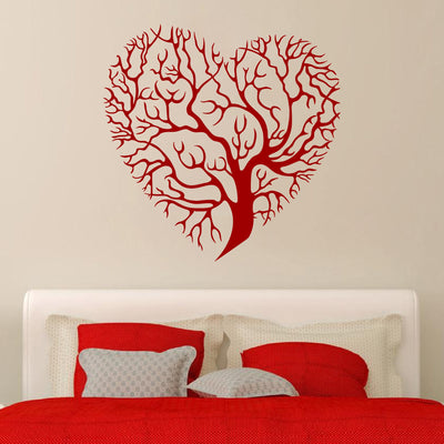 Heart Shaped Tree Premium Quality Wall Sticker