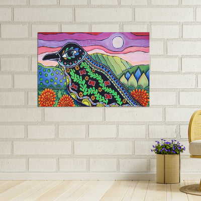 Mexican Art Wall Painting On Canvas