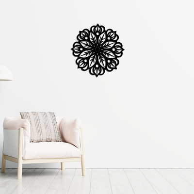 Floral mandala laser cut Wooden Wall Hanging, Wooden Wall Decoration