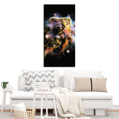 Galaxy View Print On Canvas Wall Painting