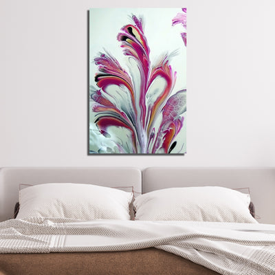 Abstract Floral Canvas Wall Painting