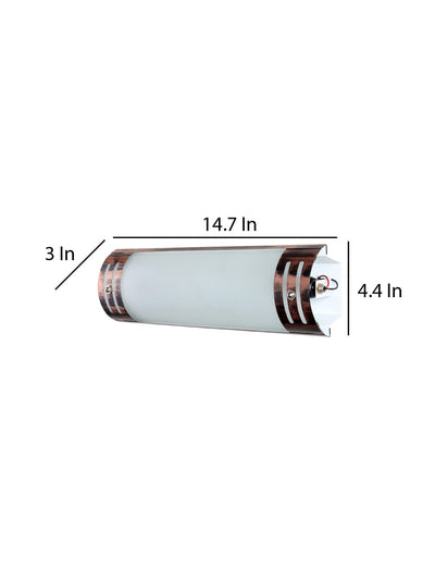 Copper Finish Frosted Glass Bath Light for Wash Basin & Mirror ,BL104