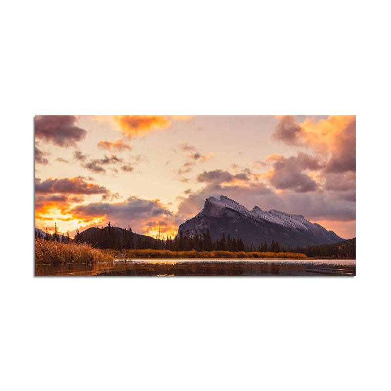 Mountain Sunset Canvas  Wall Painting