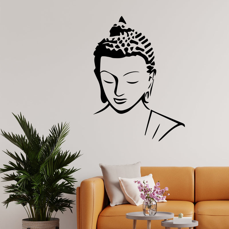 Gautam Budhha Premium Quality Wall Sticker
