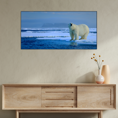 Big Polar Bear Canvas Wall Painting