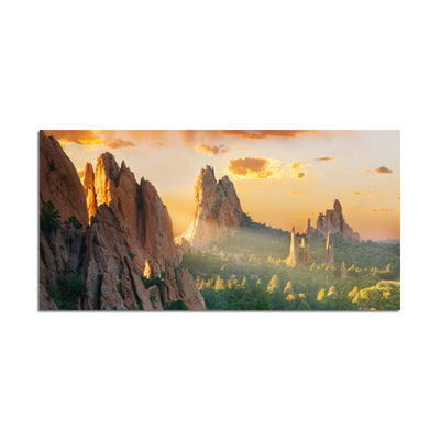 Mountain's Forest Canvas Wall Painting