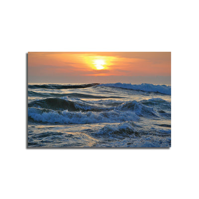 Beach Print On Canvas Wall Painting