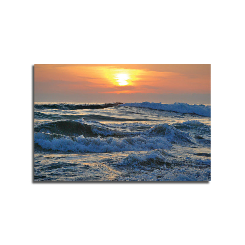 Beach Print On Canvas Wall Painting