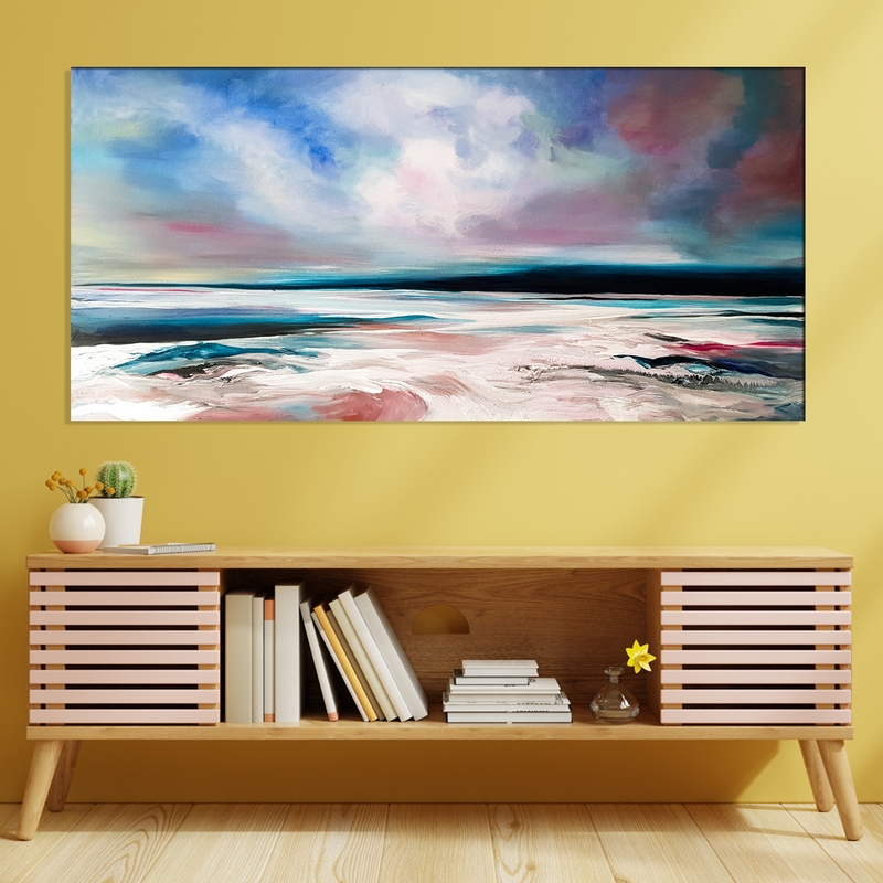 Cloud Abstract Art Canvas Wall Painting