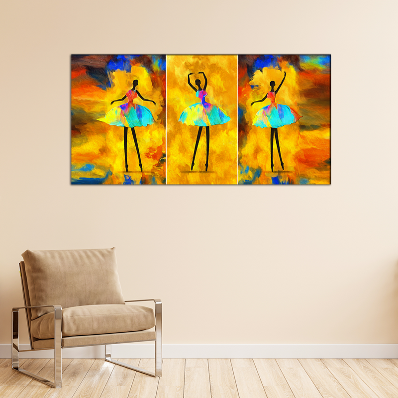 Dancing Doll Painting Canvas Wall Painting