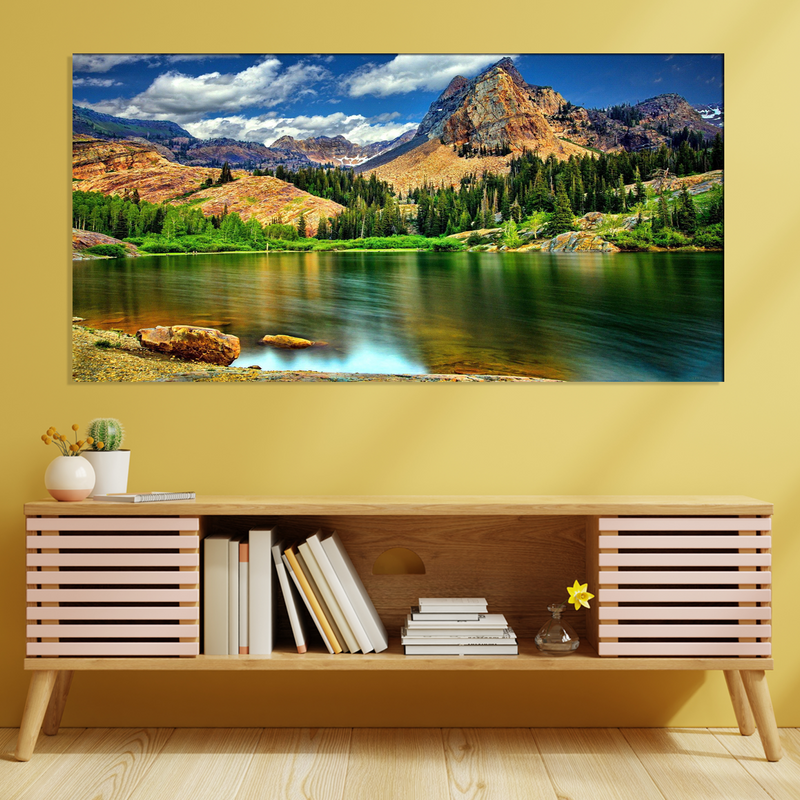 Mountain Scenery Canvas Wall Painting