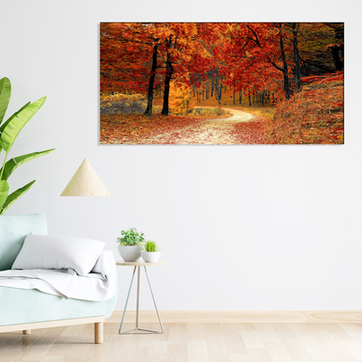 Autumn Trees Scenery Canvas Wall Painting