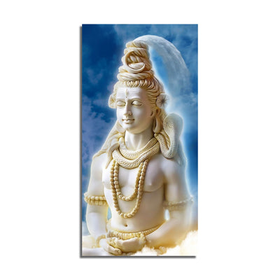 Lord Mahadev Print On Canvas Wall Painting