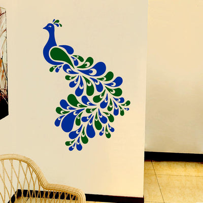 Beautiful Peacock Bird Premium Quality Wall Sticker