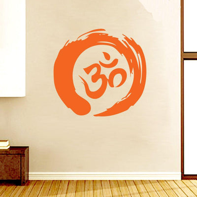 Om Hindu Self Adhesive Wall Sticker And Wall Decal