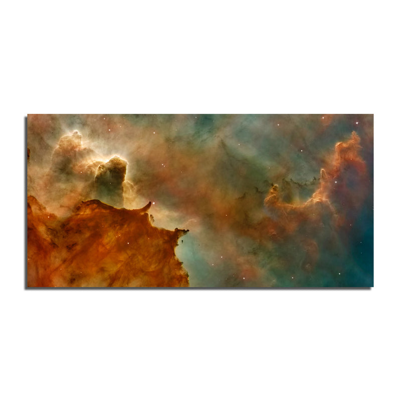 Galaxy Print On Canvas Wall Painting