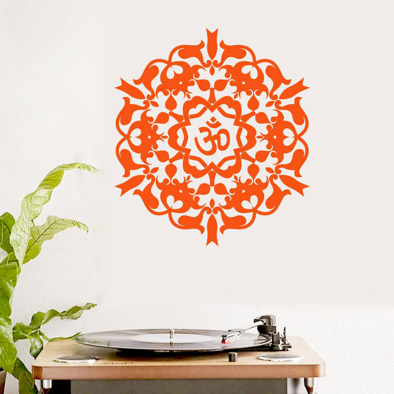 Om Motif Wall Sticker Large