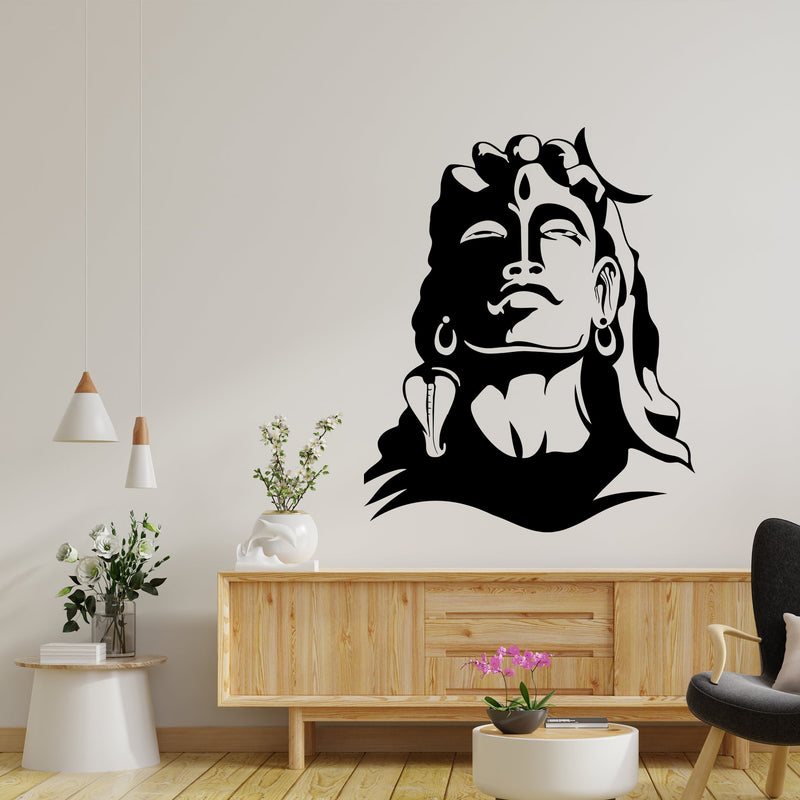 Adiyogi Shiva Premium Quality Wall Sticker