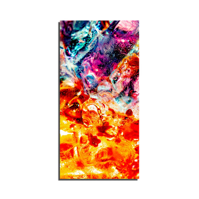 Multicolor Abstract Print On Canvas Wall Painting