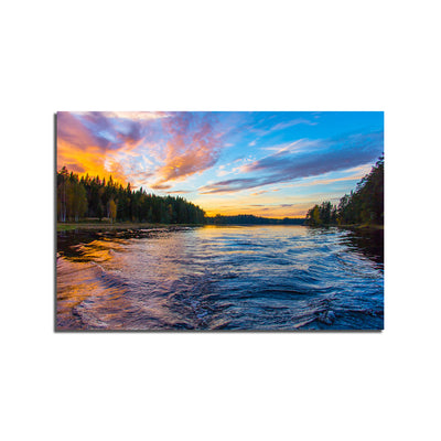 Nature Print On Canvas Wall Painting