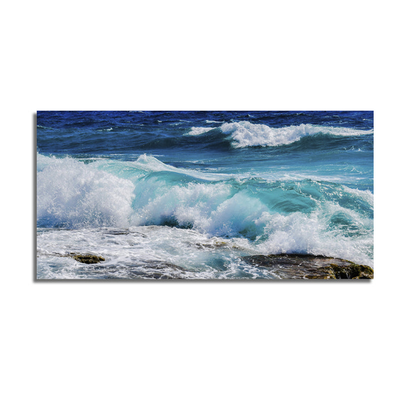 Beautiful White Waves Canvas Wall Painting