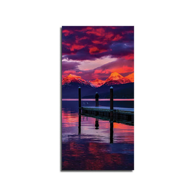 Colourfull Sunset View Canvas Wall Painting