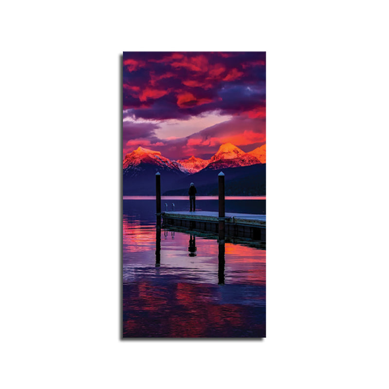 Colourfull Sunset View Canvas Wall Painting