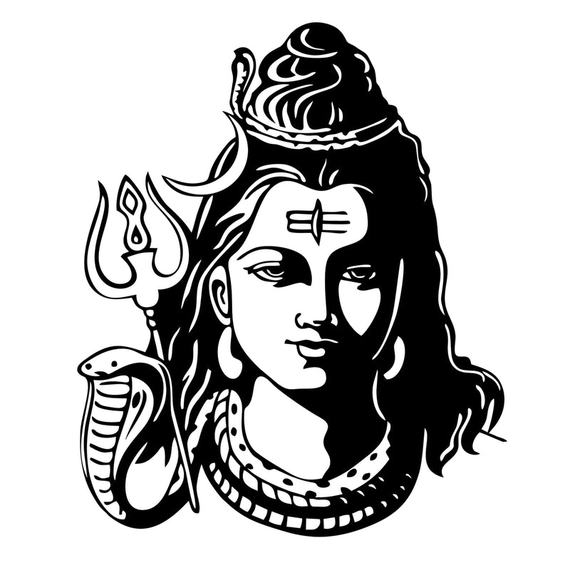 Lord Shiva Wall Stickers by DecorGlance