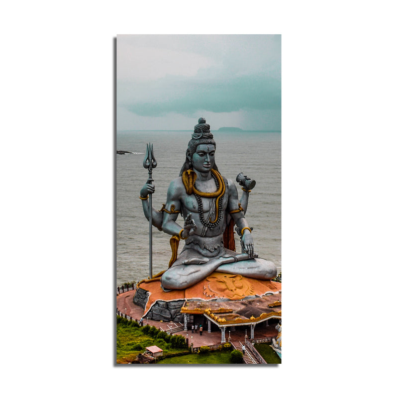 Lord Shiva Print On Canvas Wall Painting
