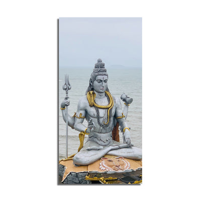 Lord Shiva Print On Canvas Wall Painting