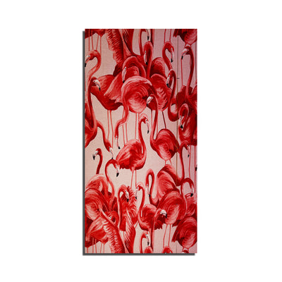 Beautiful Flamingo Print On Canvas Wall Painting