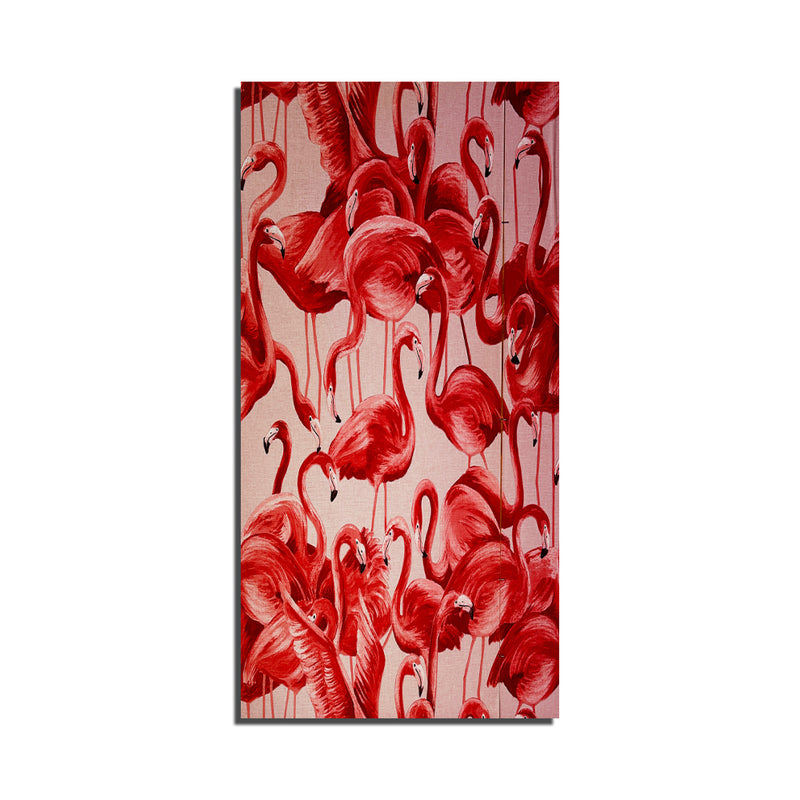 Beautiful Flamingo Print On Canvas Wall Painting