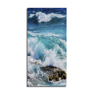 Beautiful White Waves Canvas Wall Painting