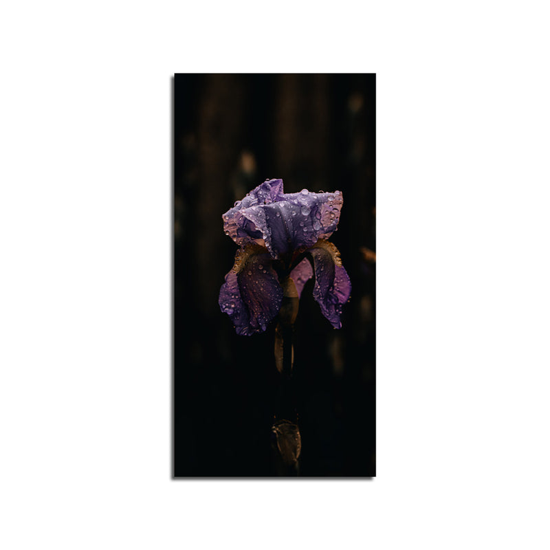 Irises Flower Print On Canvas Wall Painting