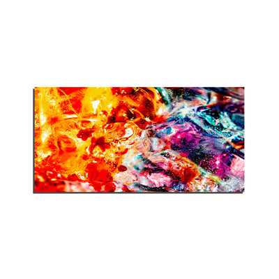 Glittery Fluid Abstract Canvas Wall Painting